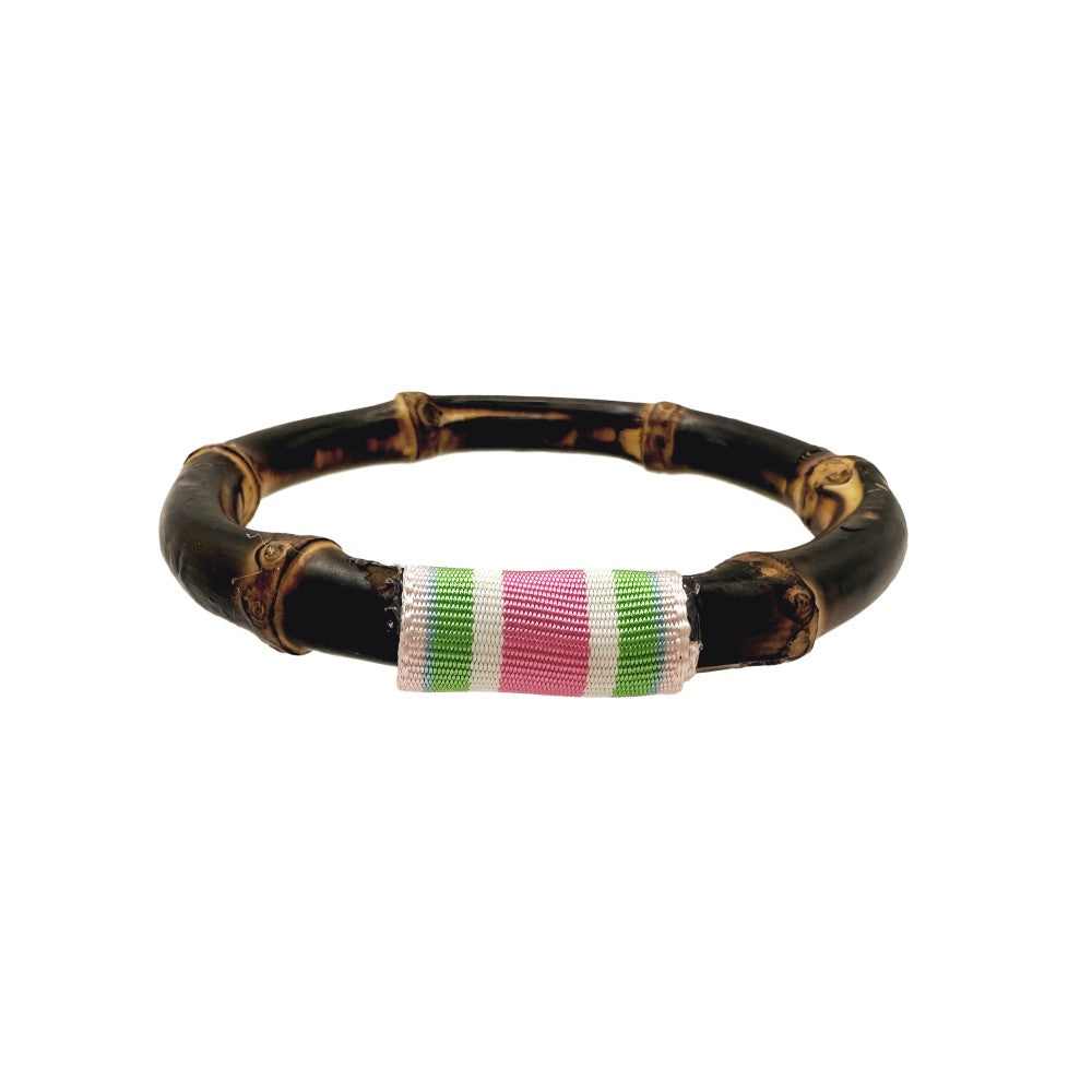 Ribbon Bamboo Bangle - Dark