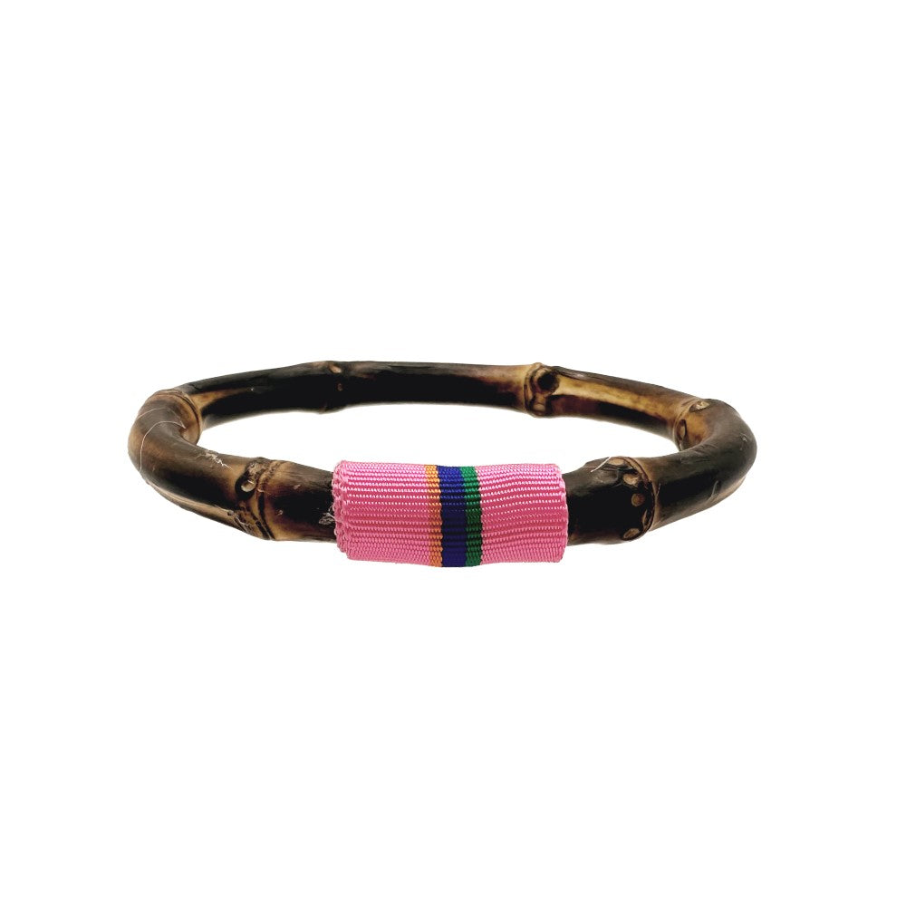 Ribbon Bamboo Bangle - Dark