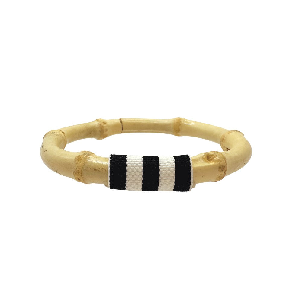 Ribbon Bamboo Bangle - Natural