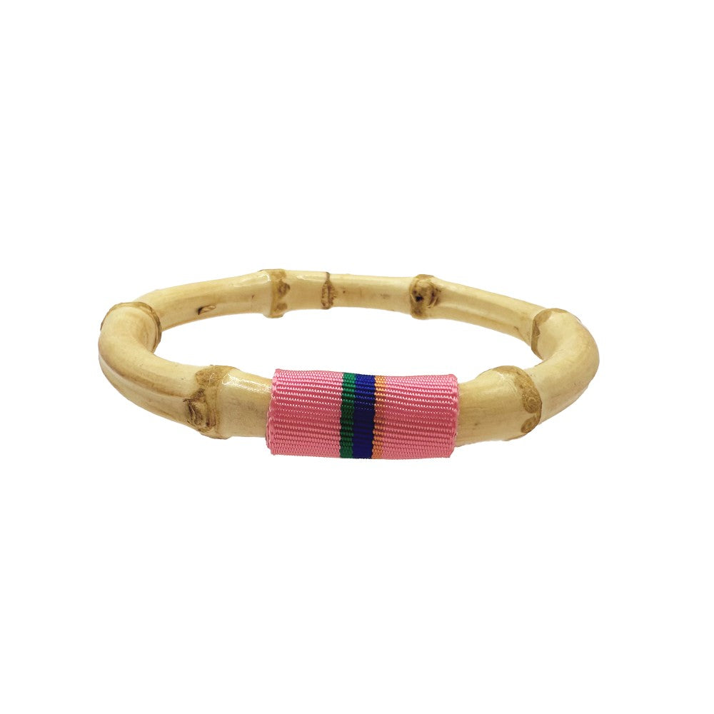 Ribbon Bamboo Bangle - Natural