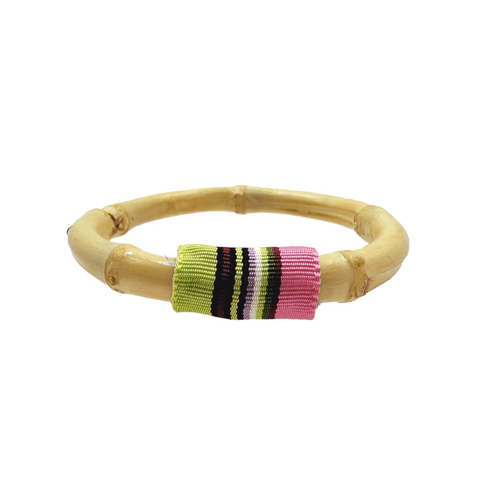 Ribbon Bamboo Bangle - Natural