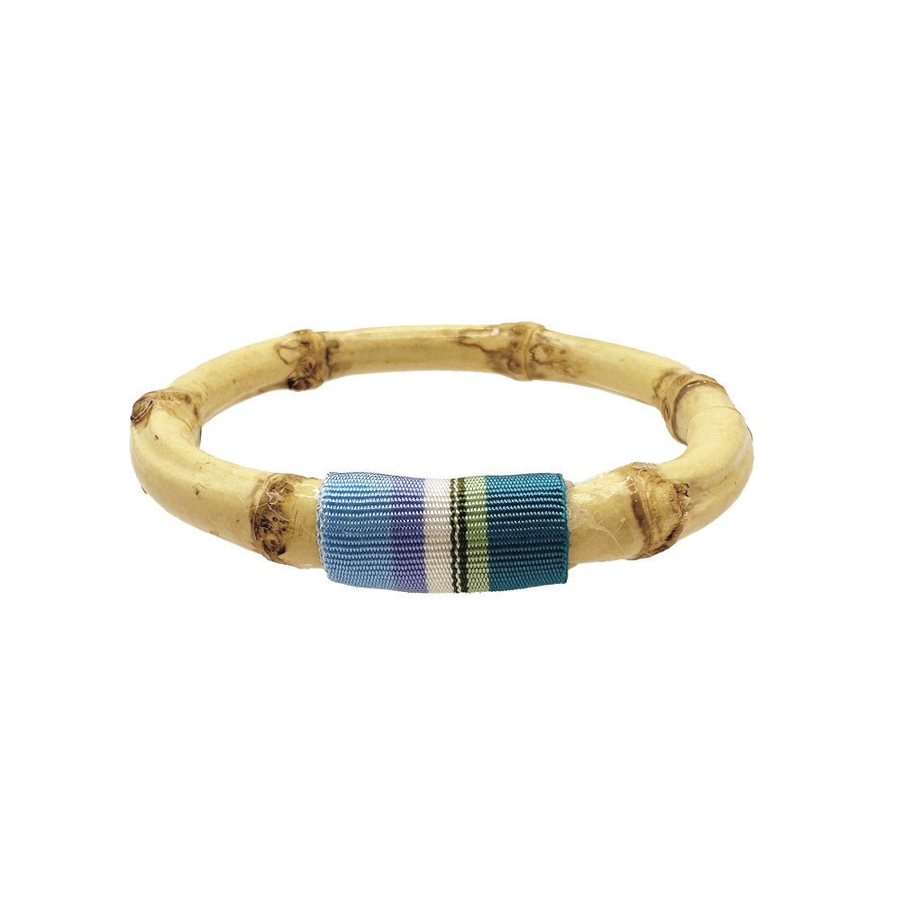 Ribbon Bamboo Bangle - Natural