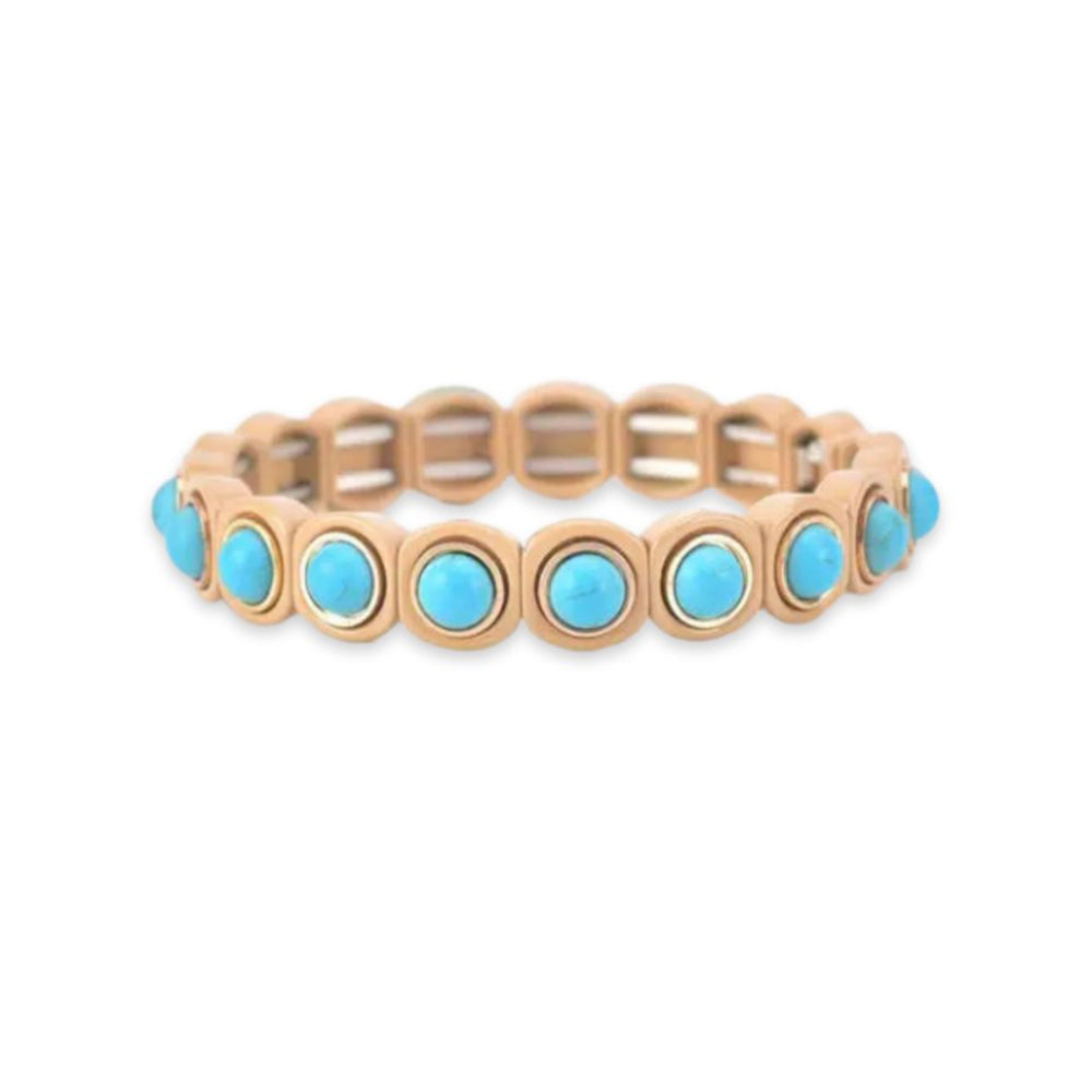 SALE - Enamel Tile Bracelet - Circle