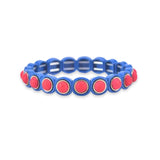 SALE - Enamel Tile Bracelet - Circle