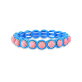 SALE - Enamel Tile Bracelet - Circle