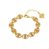Enamel Basket Bracelet