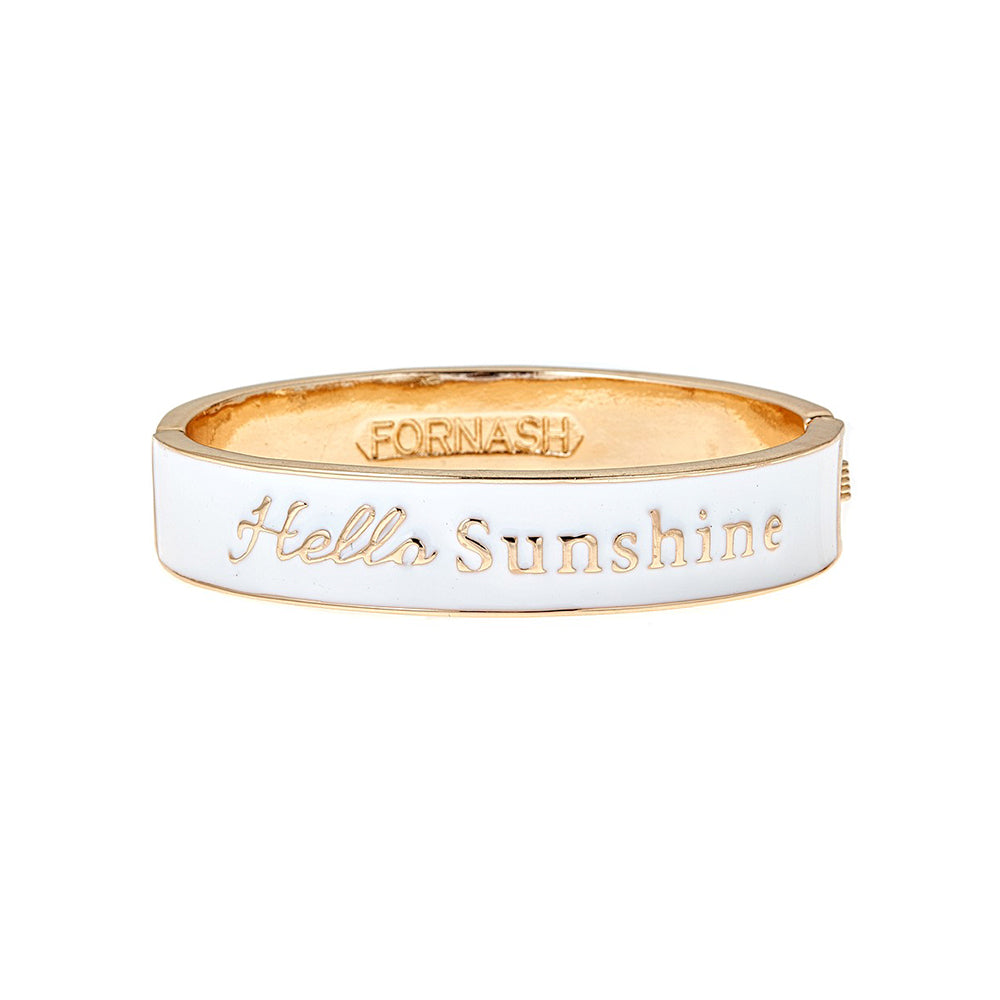 Large Hello Bracelet