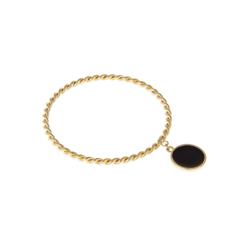 Monogram Rope Charm Bangle