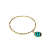 Monogram Rope Charm Bangle