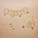 Monogram Rope Charm Bangle