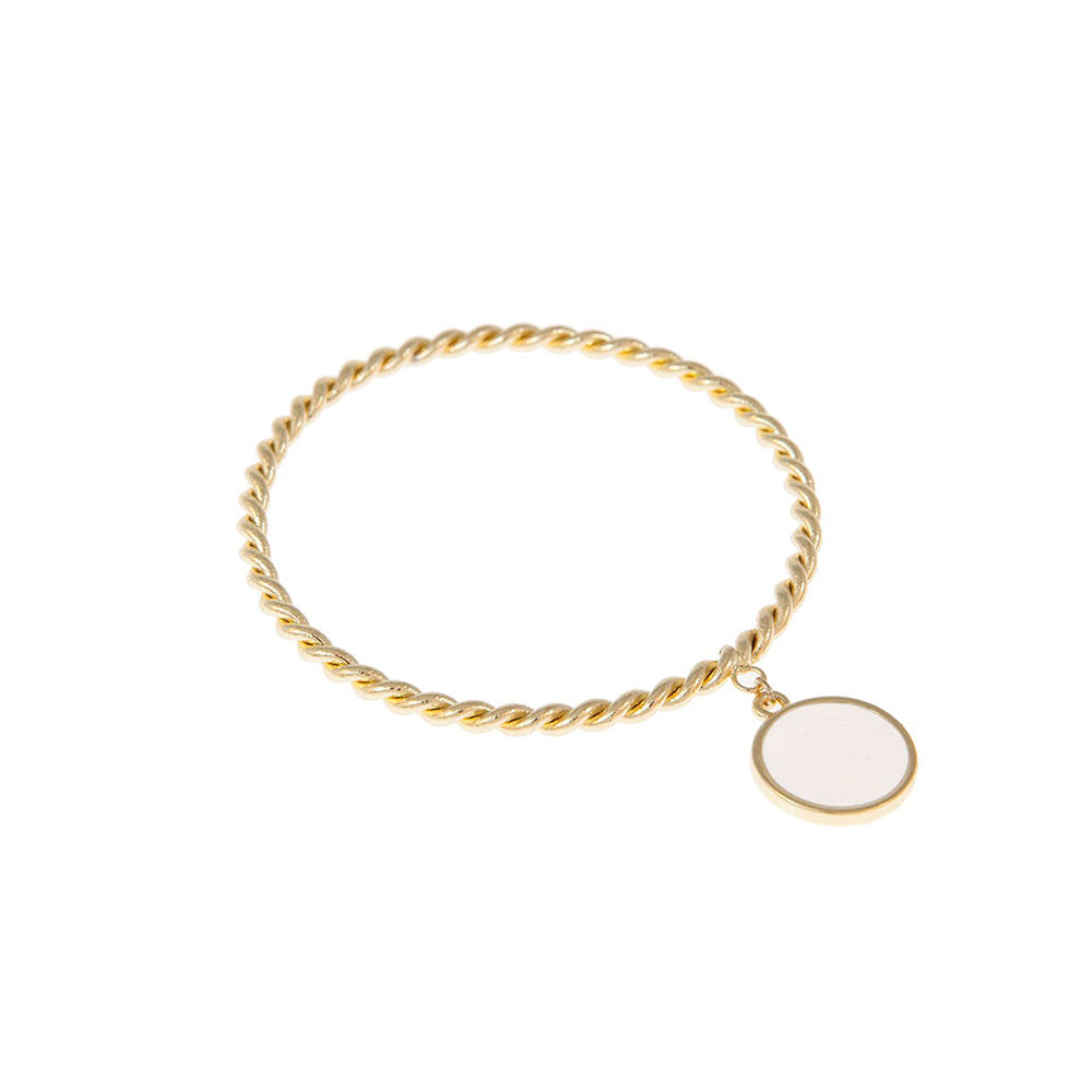 Monogram Rope Charm Bangle