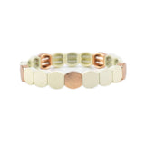 SALE - Enamel Tile Bracelet - Octagon