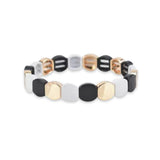 SALE - Enamel Tile Bracelet - Octagon