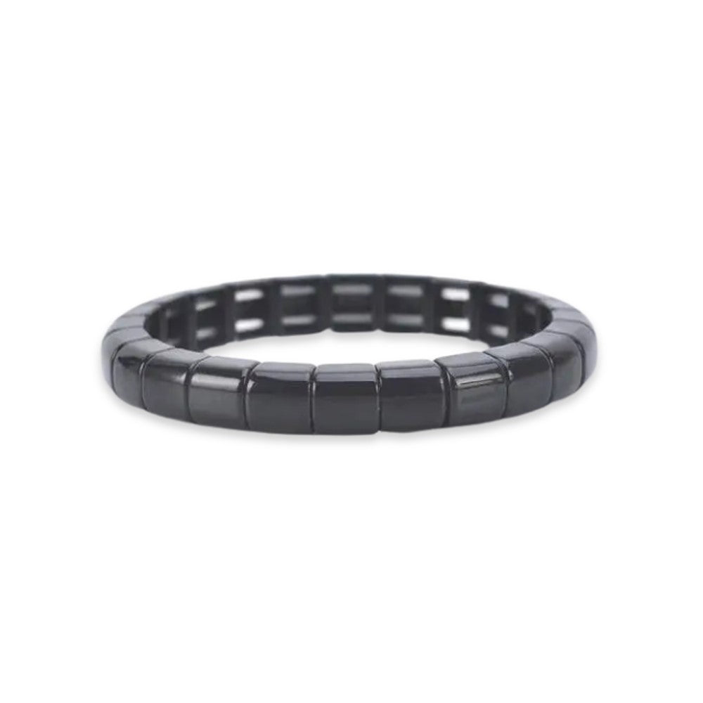 SALE - Enamel Tile Bracelet - Round