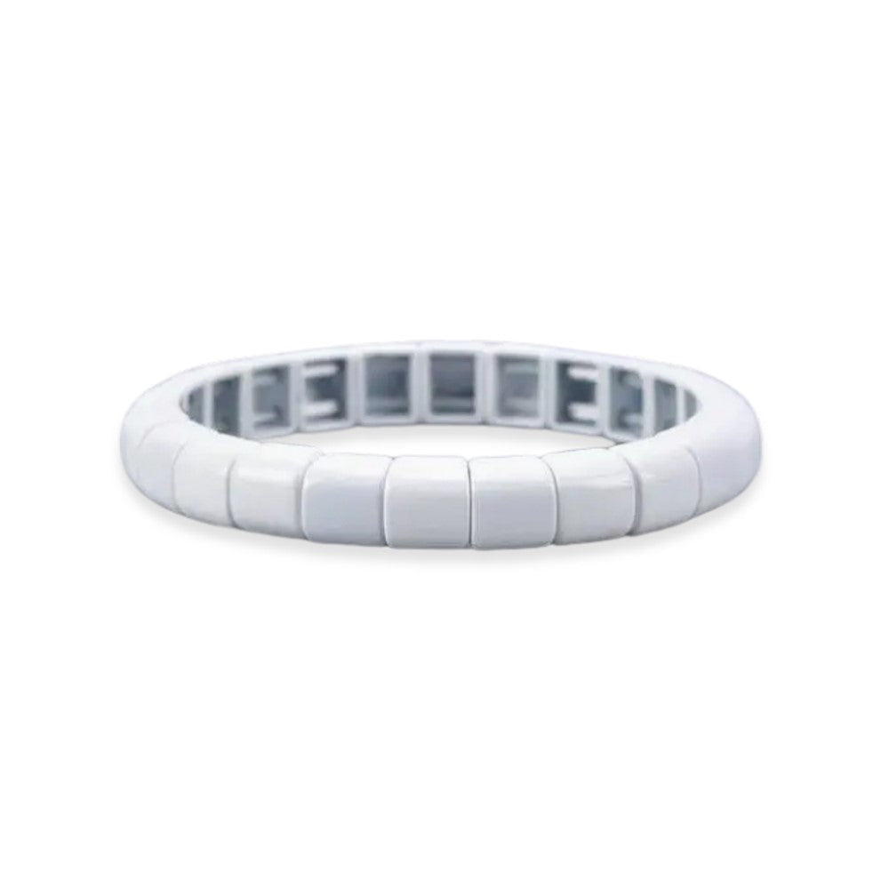 SALE - Enamel Tile Bracelet - Round