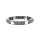 SALE - Enamel Tile Bracelet - Round