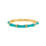 Enamel Stone Bamboo Bracelet