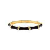 Enamel Stone Bamboo Bracelet