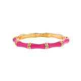 Enamel Stone Bamboo Bracelet