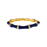 Enamel Stone Bamboo Bracelet