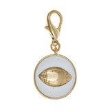 SALE - Enamel Football Charm