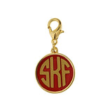 Monogram Enamel Disc