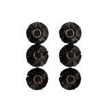 SALE - Triple Raffia Earrings