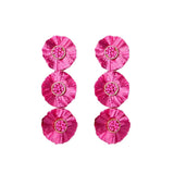 SALE - Triple Raffia Earrings