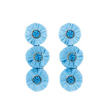 SALE - Triple Raffia Earrings