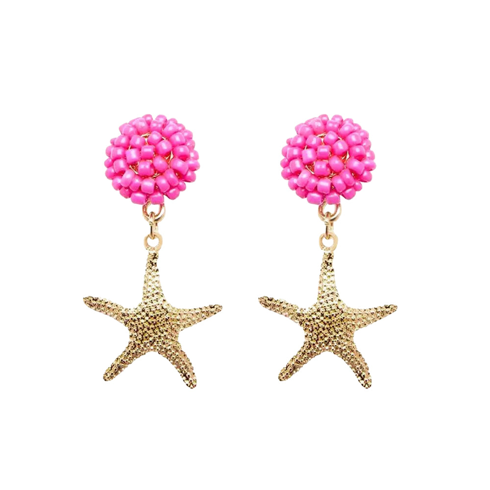 Seed Bead Earrings - Atlantic