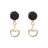 Seed Bead Earrings - Bit - Gold