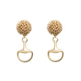 Seed Bead Earrings - Bit - Gold