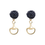 Seed Bead Earrings - Bit - Gold