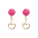 Seed Bead Earrings - Bit - Gold