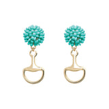Seed Bead Earrings - Bit - Gold
