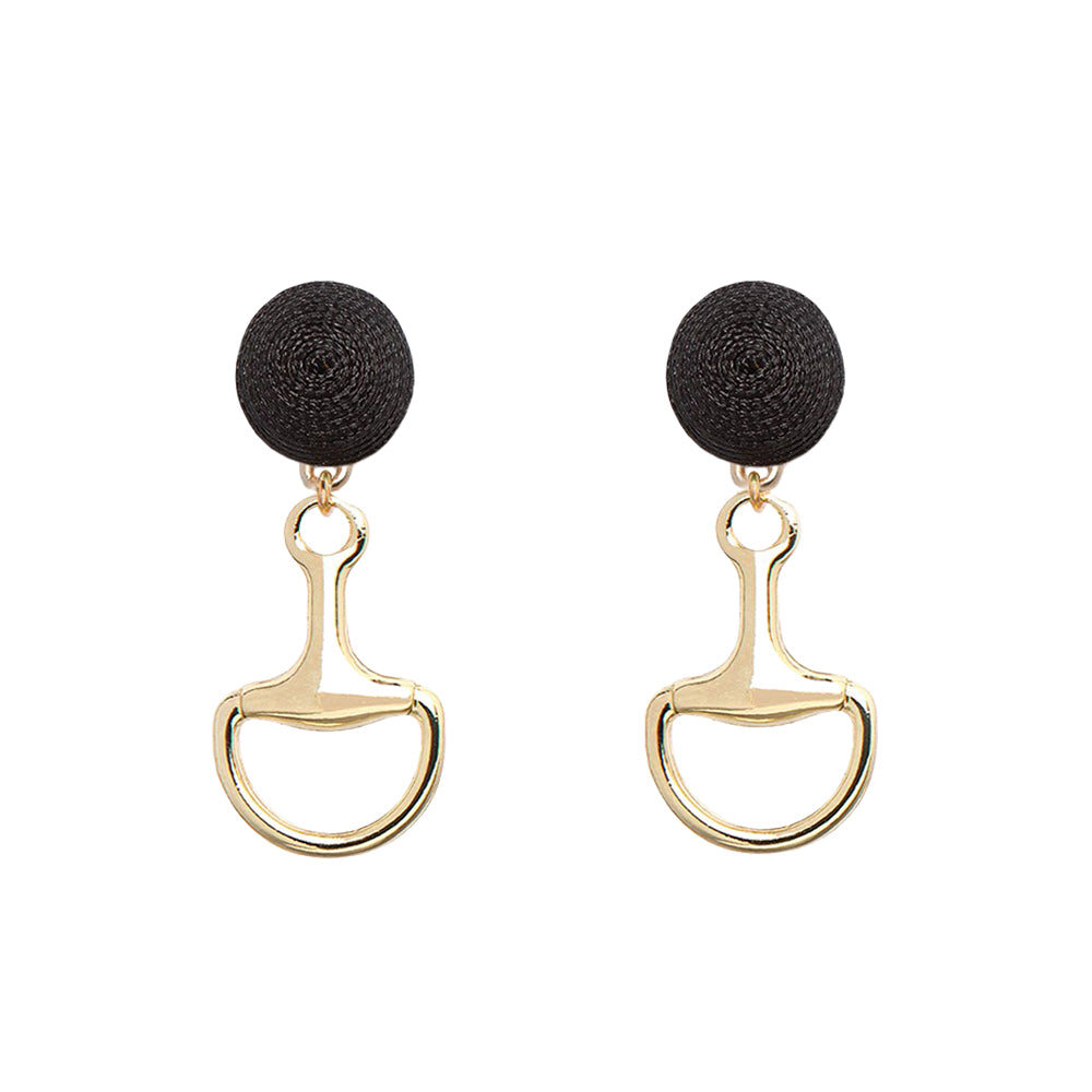 Thread Earrings - Bit - Gold