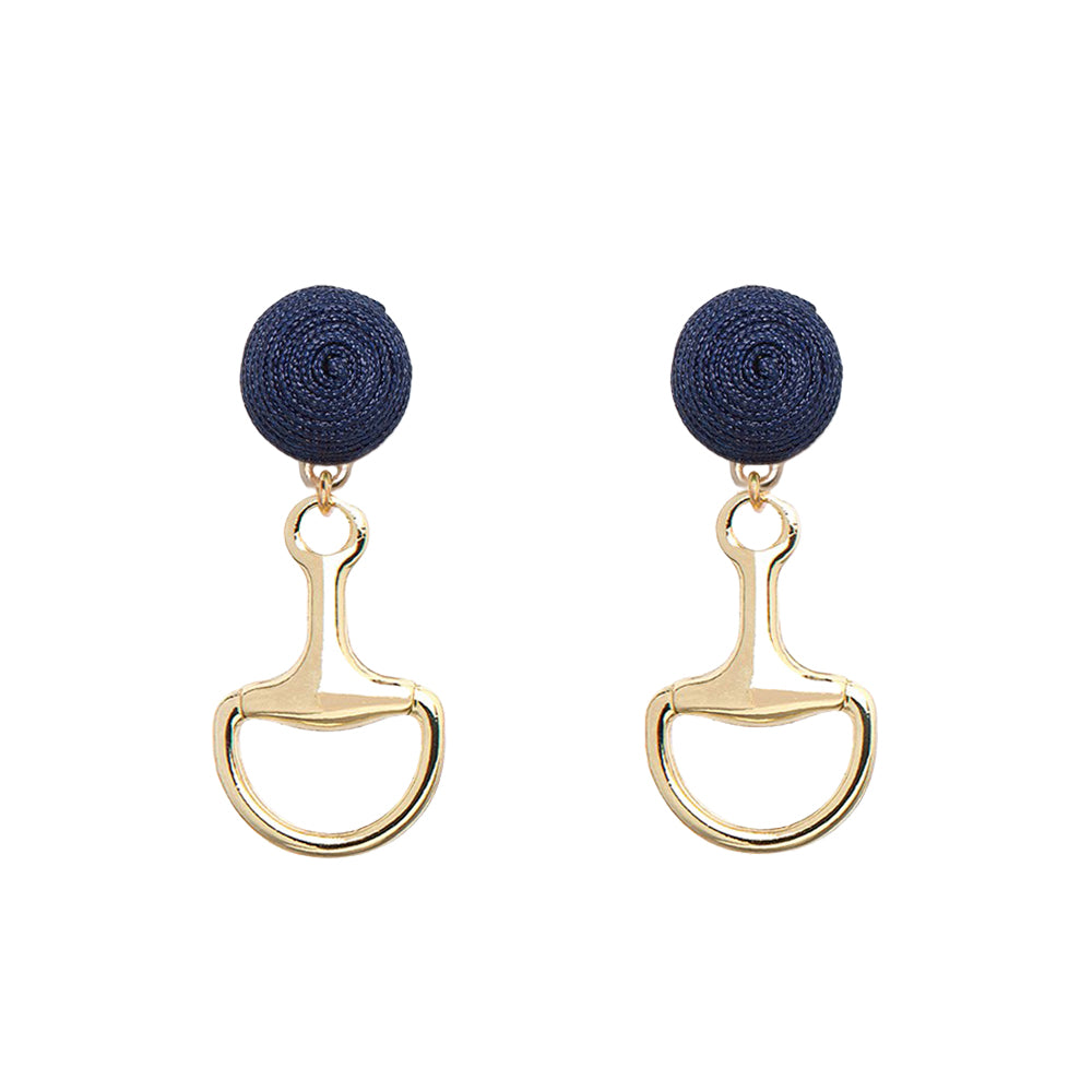 Thread Earrings - Bit - Gold
