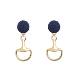 Thread Earrings - Bit - Gold