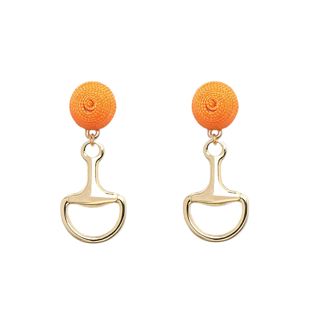 Thread Earrings - Bit - Gold