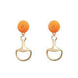 Thread Earrings - Bit - Gold