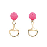 Thread Earrings - Bit - Gold