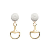Thread Earrings - Bit - Gold