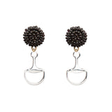 Seed Bead Earrings - Bit - Silver