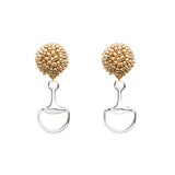 Seed Bead Earrings - Bit - Silver