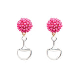 Seed Bead Earrings - Bit - Silver