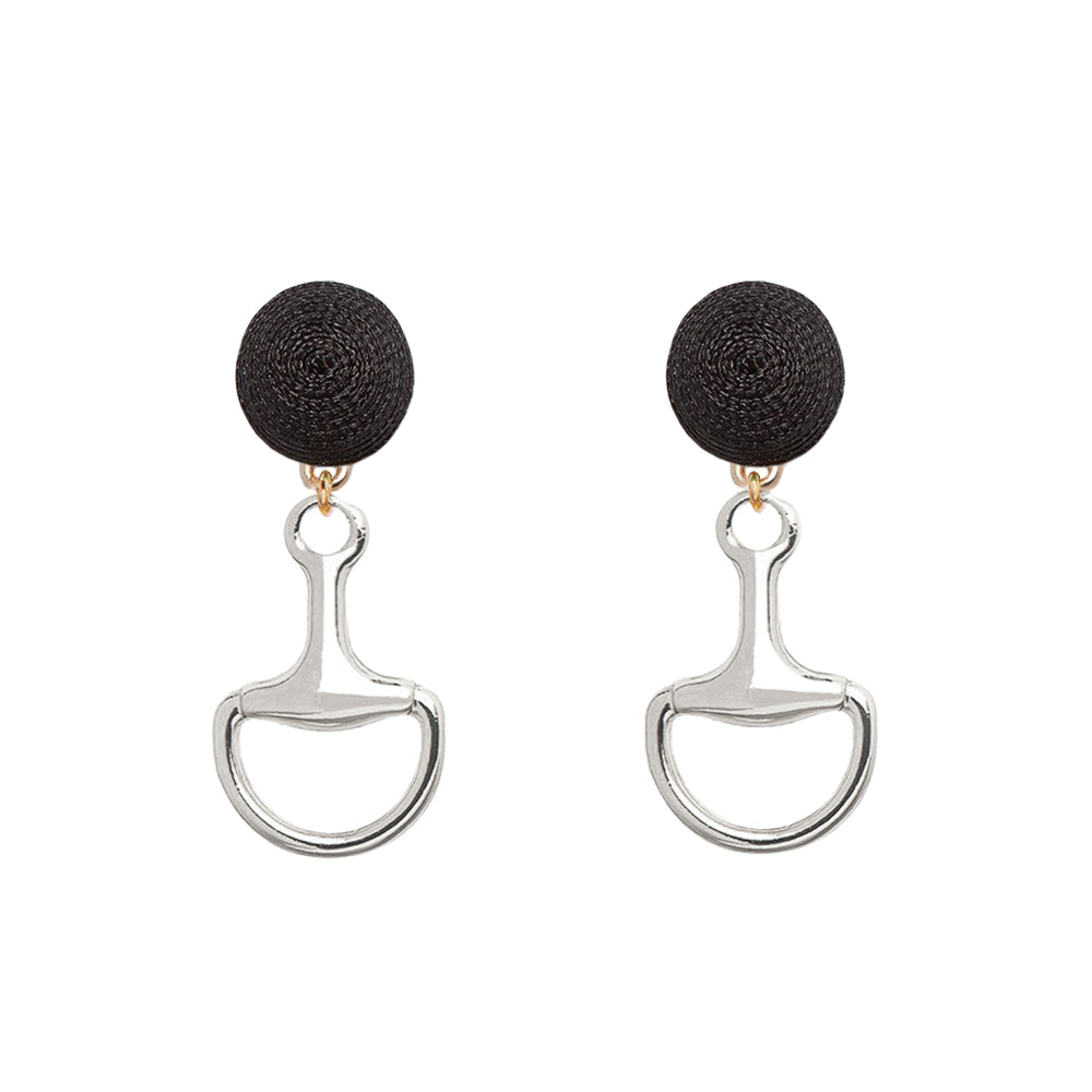 Thread Earrings - Bit - Silver