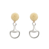 Thread Earrings - Bit - Silver