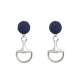 Thread Earrings - Bit - Silver