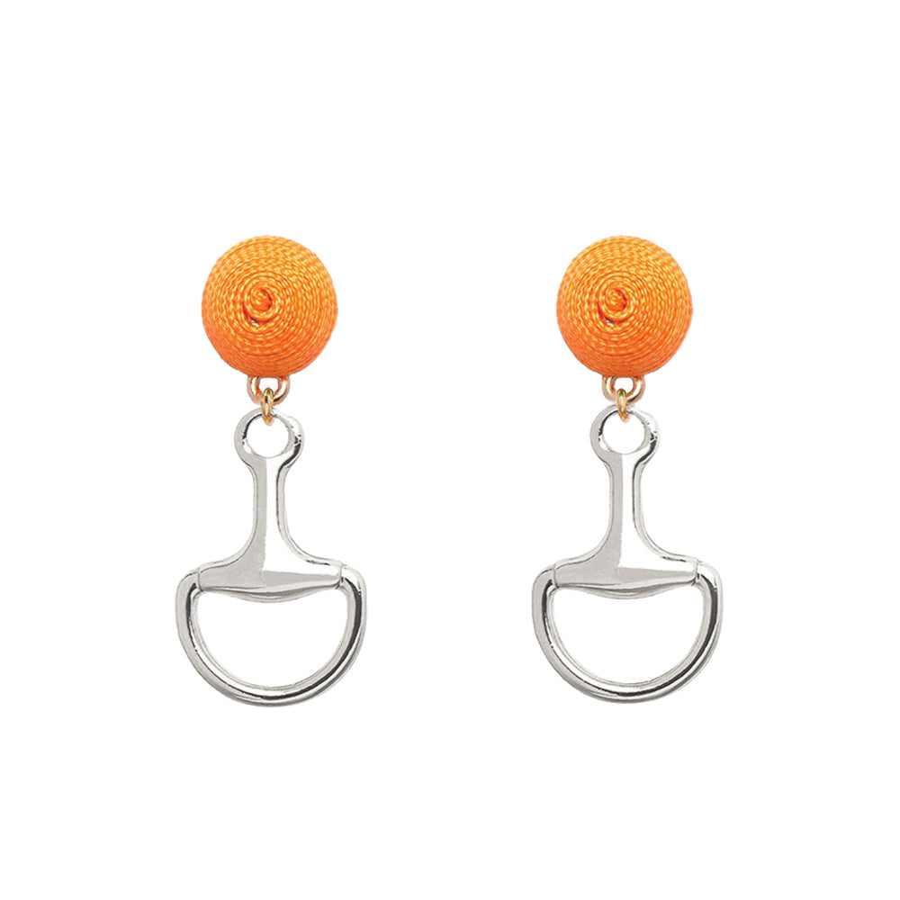 Thread Earrings - Bit - Silver