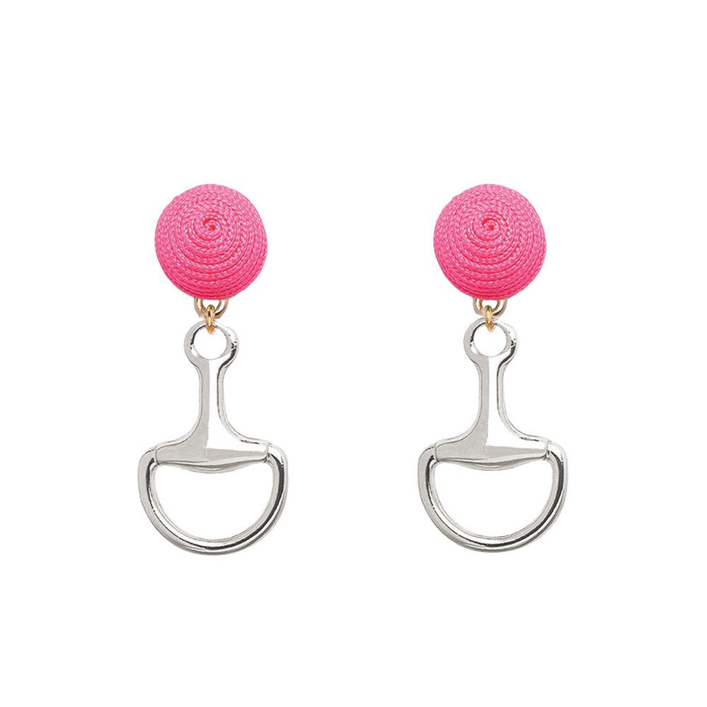 Thread Earrings - Bit - Silver